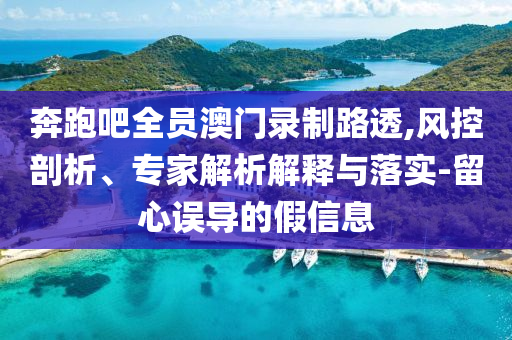奔跑吧全員澳門錄制路透,風(fēng)控剖析、專家解析解釋與落實(shí)-留心誤導(dǎo)的假信息