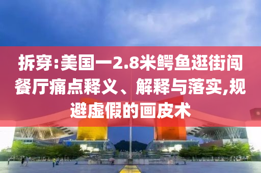 拆穿:美國一2.8米鱷魚逛街闖餐廳痛點(diǎn)釋義、解釋與落實(shí),規(guī)避虛假的畫皮術(shù)
