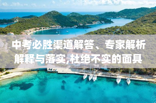 中考必勝渠道解答、專家解析解釋與落實,杜絕不實的面具