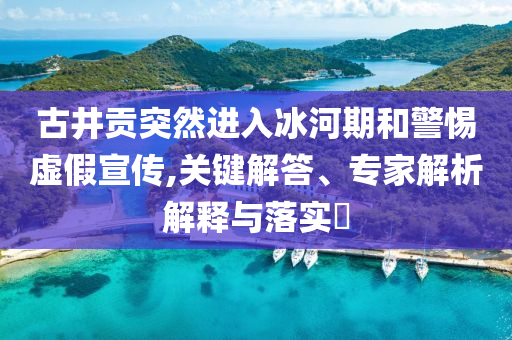 古井貢突然進入冰河期和警惕虛假宣傳,關(guān)鍵解答、專家解析解釋與落實?