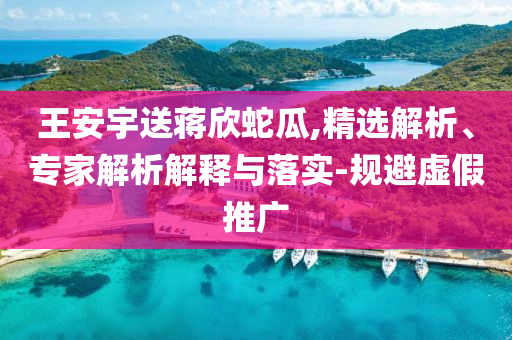 王安宇送蔣欣蛇瓜,精選解析、專家解析解釋與落實-規(guī)避虛假推廣
