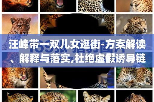 汪峰帶一雙兒女逛街-方案解讀、解釋與落實(shí),杜絕虛假誘導(dǎo)鏈