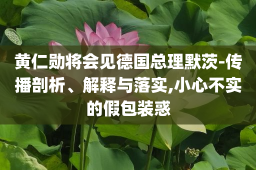 黃仁勛將會見德國總理默茨-傳播剖析、解釋與落實,小心不實的假包裝惑