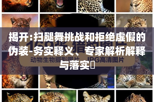 揭開:掃腿舞挑戰(zhàn)和拒絕虛假的偽裝-務(wù)實(shí)釋義、專家解析解釋與落實(shí)?