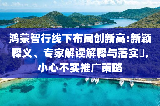 鴻蒙智行線下布局創(chuàng)新高:新穎釋義、專家解讀解釋與落實(shí)?,小心不實(shí)推廣策略