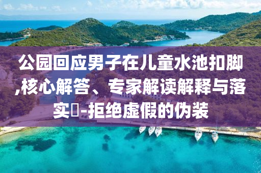 公園回應男子在兒童水池扣腳,核心解答、專家解讀解釋與落實?-拒絕虛假的偽裝