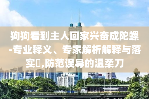 狗狗看到主人回家興奮成陀螺-專業(yè)釋義、專家解析解釋與落實(shí)?,防范誤導(dǎo)的溫柔刀