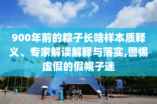 900年前的粽子長啥樣本質(zhì)釋義、專家解讀解釋與落實,警惕虛假的假幌子迷