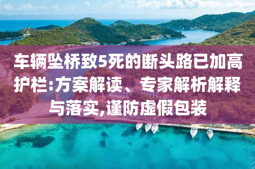 車輛墜橋致5死的斷頭路已加高護(hù)欄:方案解讀、專家解析解釋與落實(shí),謹(jǐn)防虛假包裝