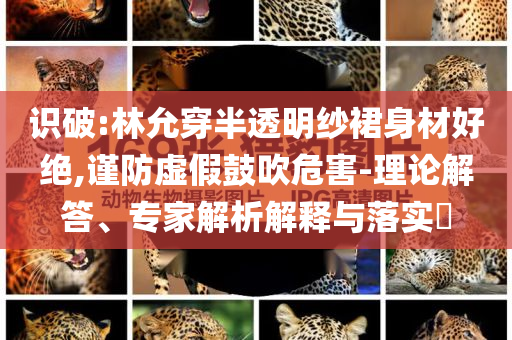 識破:林允穿半透明紗裙身材好絕,謹防虛假鼓吹危害-理論解答、專家解析解釋與落實?