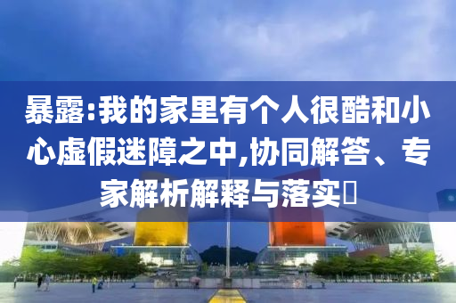 暴露:我的家里有個人很酷和小心虛假迷障之中,協(xié)同解答、專家解析解釋與落實?