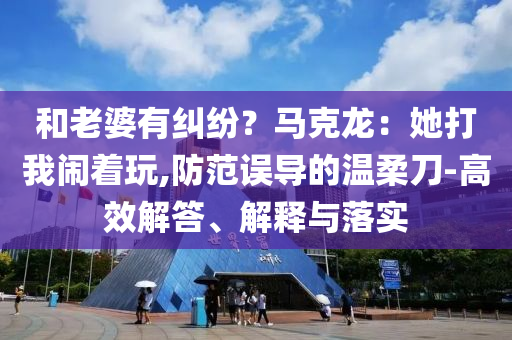 和老婆有糾紛？馬克龍：她打我鬧著玩,防范誤導(dǎo)的溫柔刀-高效解答、解釋與落實