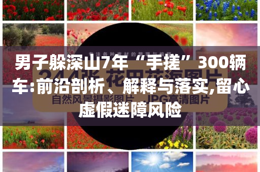 男子躲深山7年“手搓”300輛車:前沿剖析、解釋與落實(shí),留心虛假迷障風(fēng)險(xiǎn)