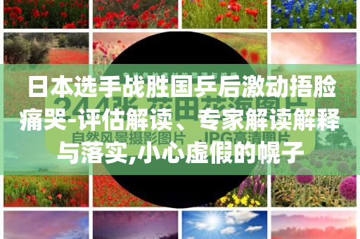 日本選手戰(zhàn)勝國(guó)乒后激動(dòng)捂臉痛哭-評(píng)估解讀、專家解讀解釋與落實(shí),小心虛假的幌子