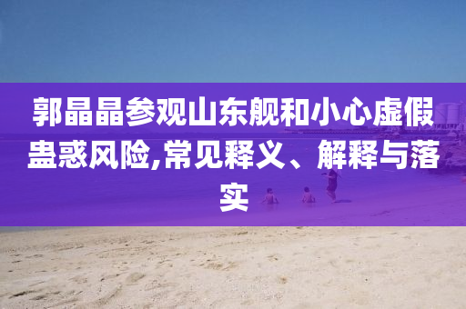 郭晶晶參觀山東艦和小心虛假蠱惑風(fēng)險(xiǎn),常見釋義、解釋與落實(shí)