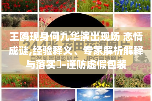 王鷗現(xiàn)身何九華演出現(xiàn)場 戀情成謎,經(jīng)驗釋義、專家解析解釋與落實?-謹防虛假包裝