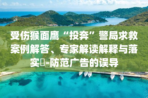 受傷猴面鷹“投奔”警局求救案例解答、專家解讀解釋與落實?-防范廣告的誤導(dǎo)